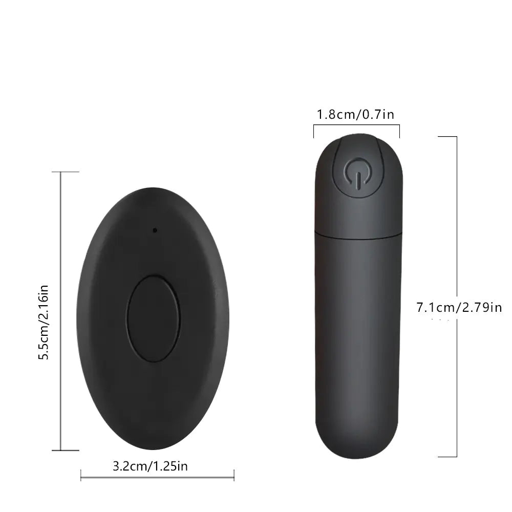 10 - Function Wireless Remote Bullet Vibrator with Lace Panties - vibeMuse