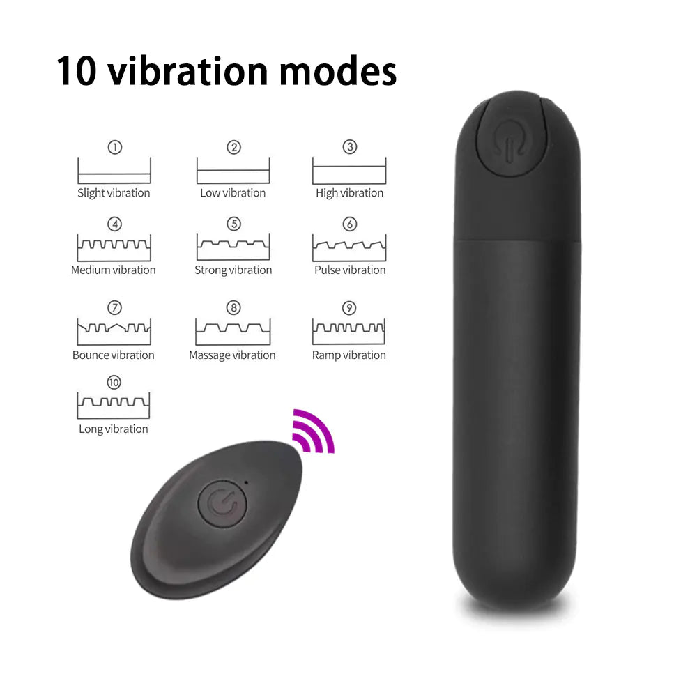 10 - Speed Remote Control Vibrator for Women - vibeMuse