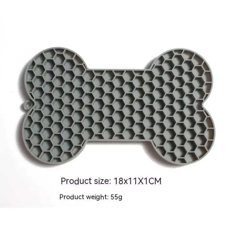 Bone Silicone Licking Dog Slow Food Mat - vibeMuse
