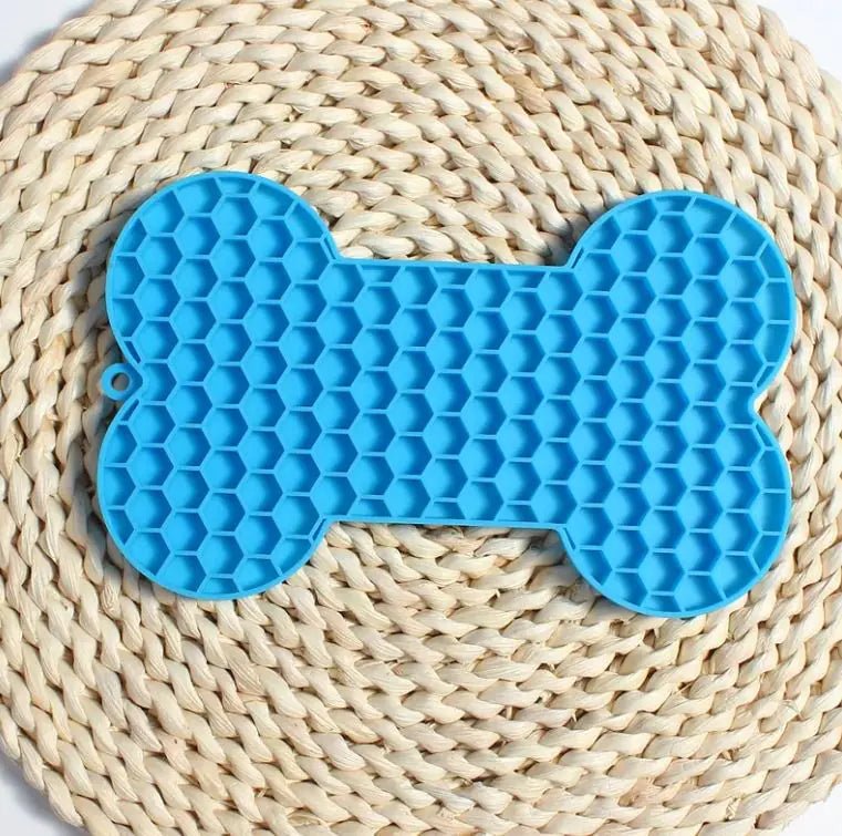Bone Silicone Licking Dog Slow Food Mat - vibeMuse