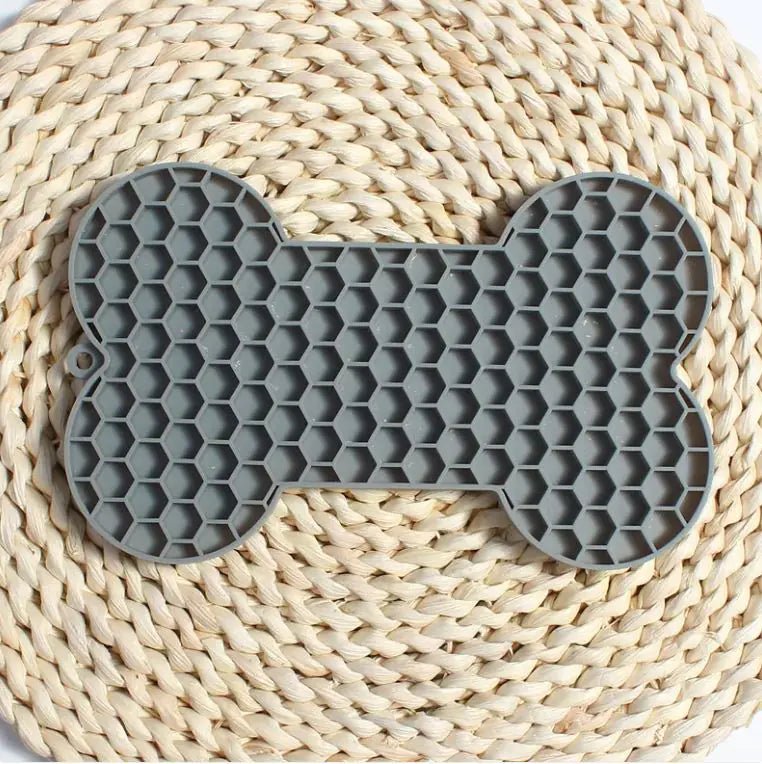 Bone Silicone Licking Dog Slow Food Mat - vibeMuse