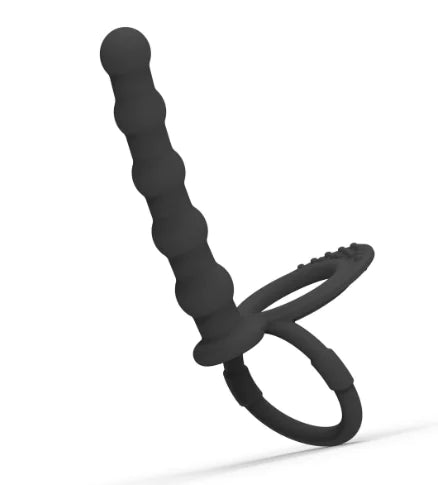 Coconut Ring Dildo with Anal Beads (One Piece) - vibeMuse