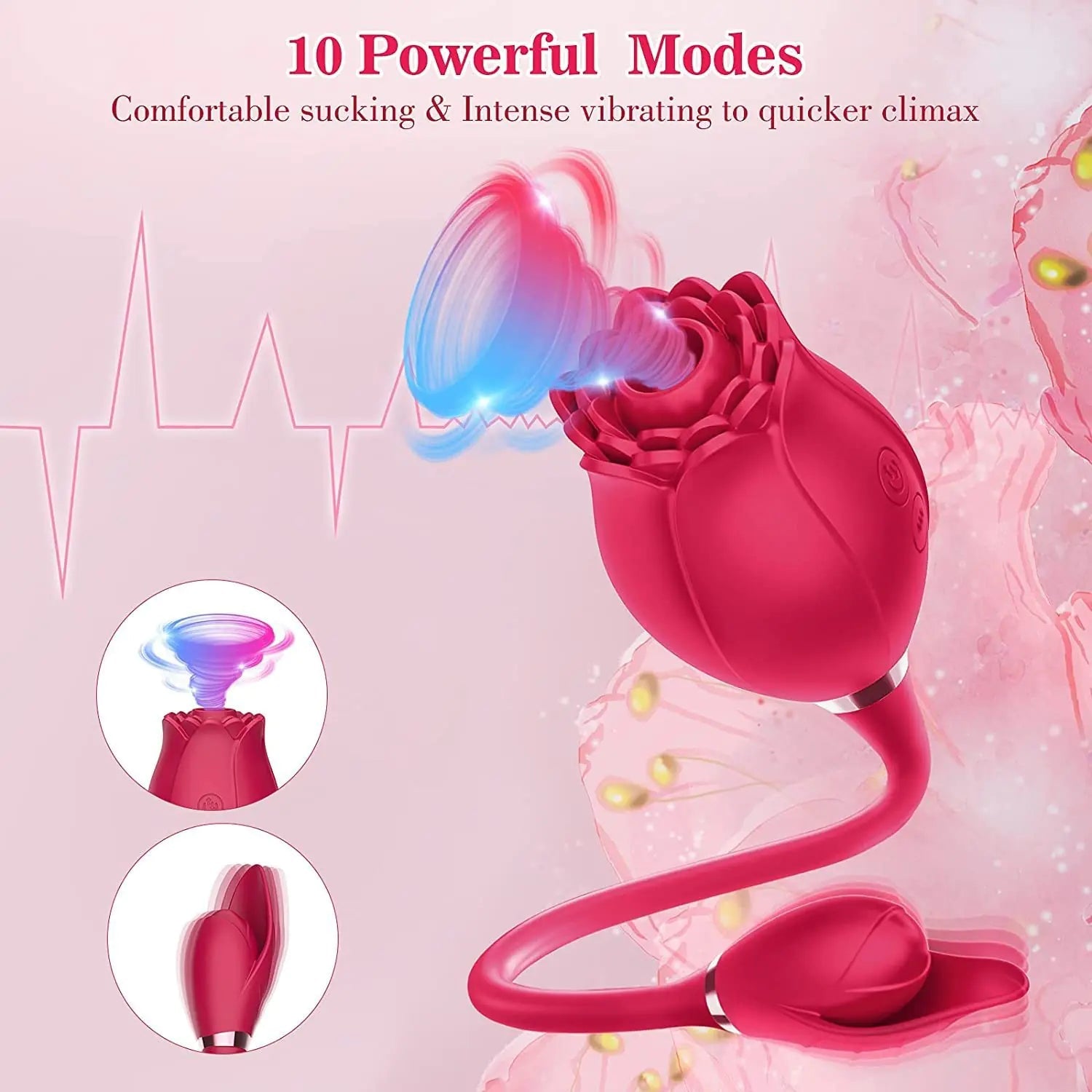 Double - Head Vibrator for Women - Adult Pleasure Toy - vibeMuse