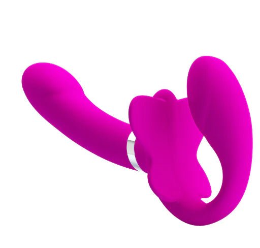 Double Strap - On Butterfly Vibrator for Women (One) - vibeMuse