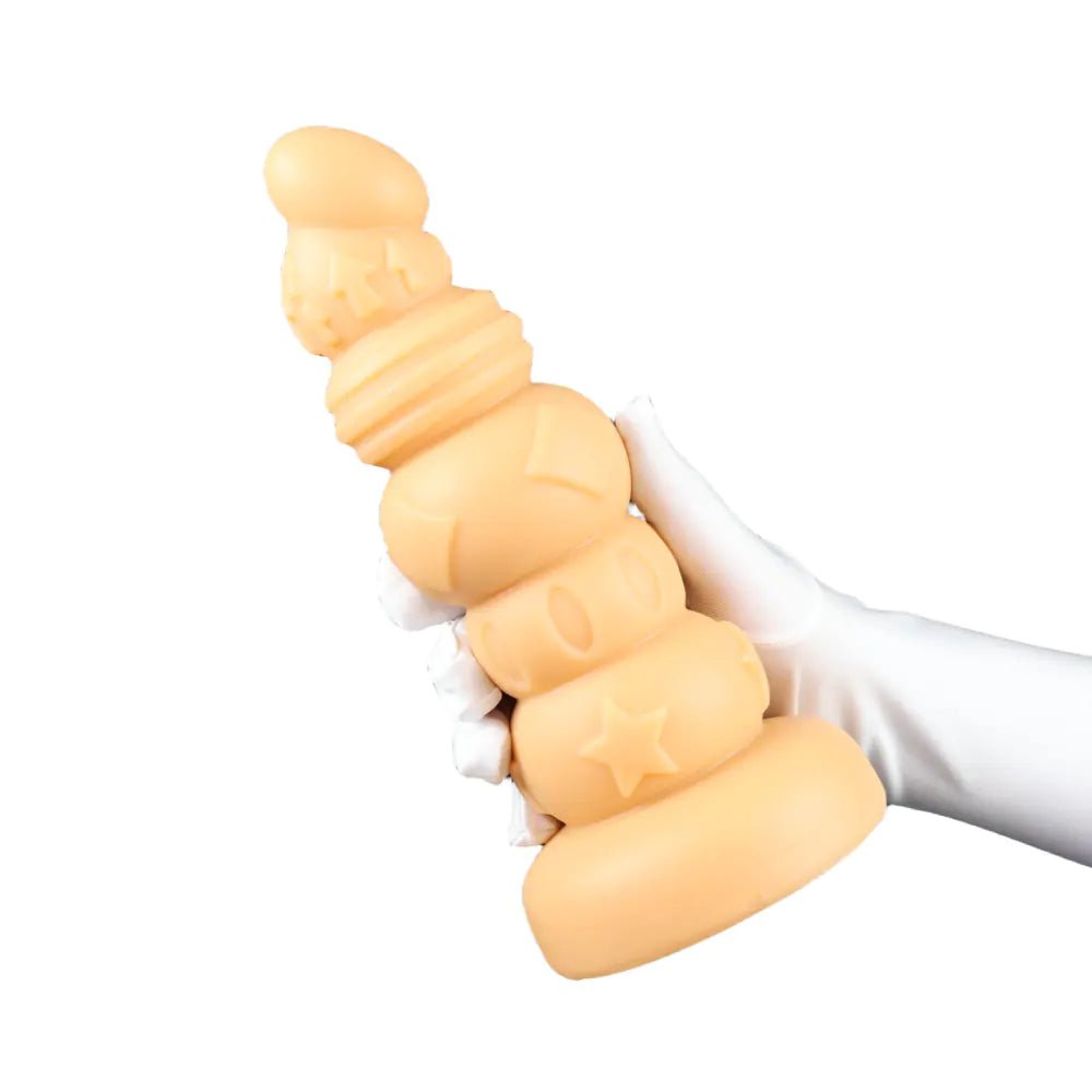 Extra Large Anal Plug with Beads for Couples - vibeMuse