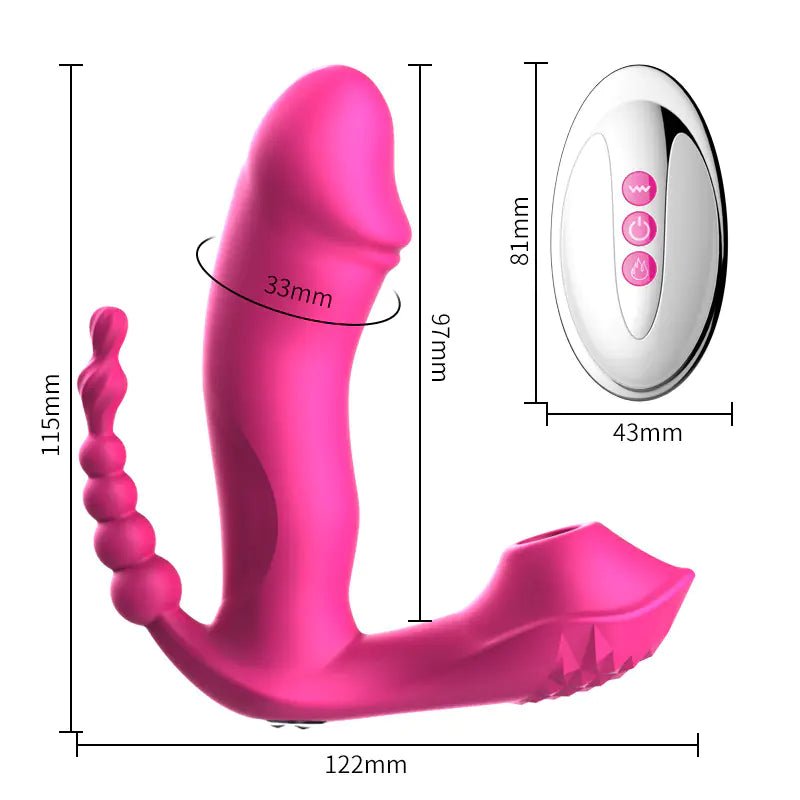 FOX M6 Wearable Heated Vibrating Remote Control Egg - vibeMuse