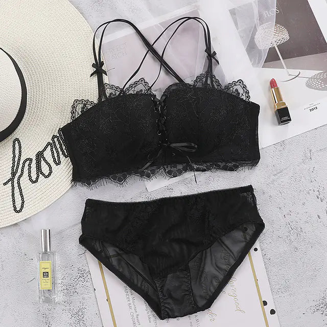 Lavender Lace Bra for Women - Plus Size Sexy Lingerie - vibeMuse