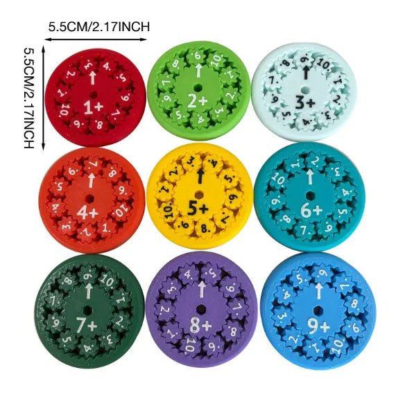 Math Fidget Spinner Puzzle – Fun Math Games for Stress Relief - vibeMuse