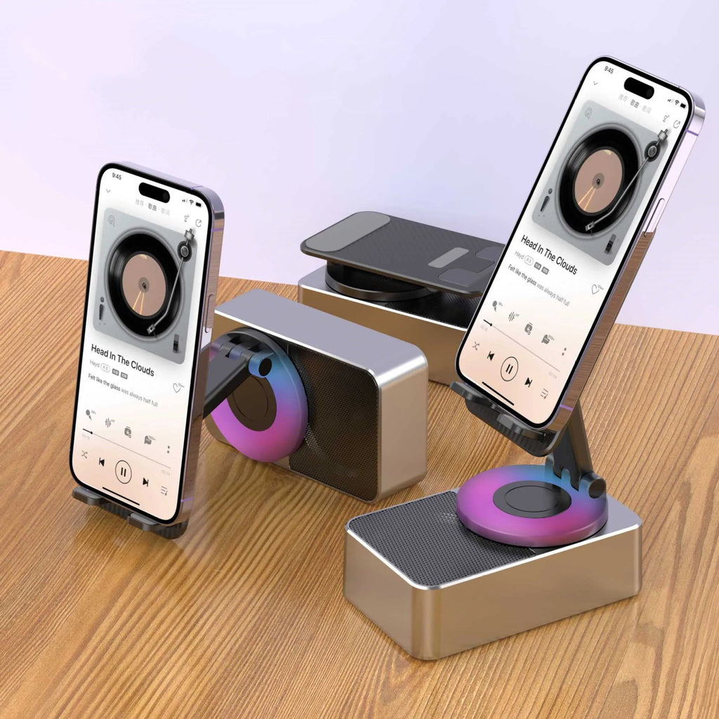 Mobile Phone Bracket Audio Two - in - one Rotating Foldable - vibeMuse