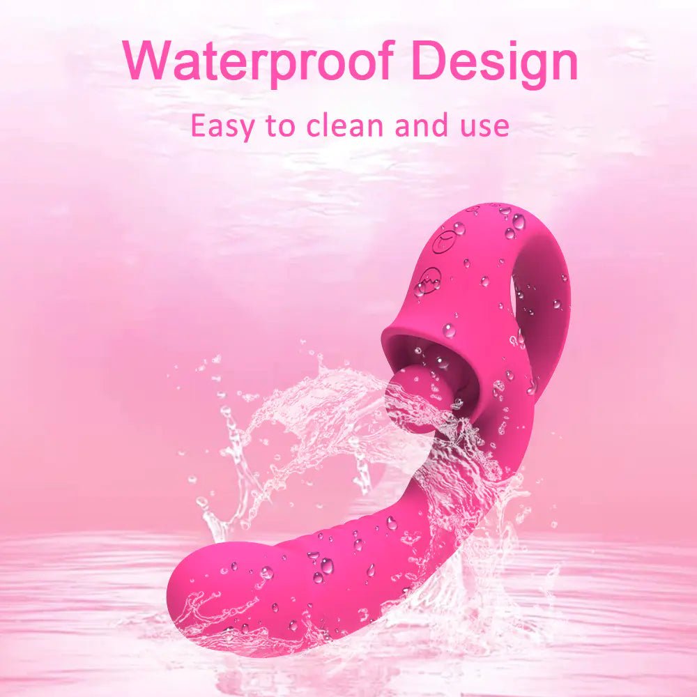 "New 10 - Speed Dual Motor Vibrating Licking Toy for Women" - vibeMuse