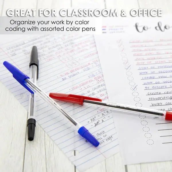 Pure Assorted Color Pens (12/Pack) - vibeMuse