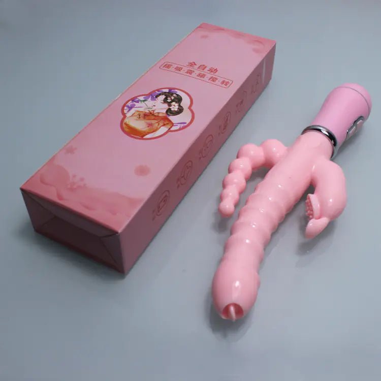 "Rechargeable Vibrating Rabbit Butt Plug for Women" - vibeMuse
