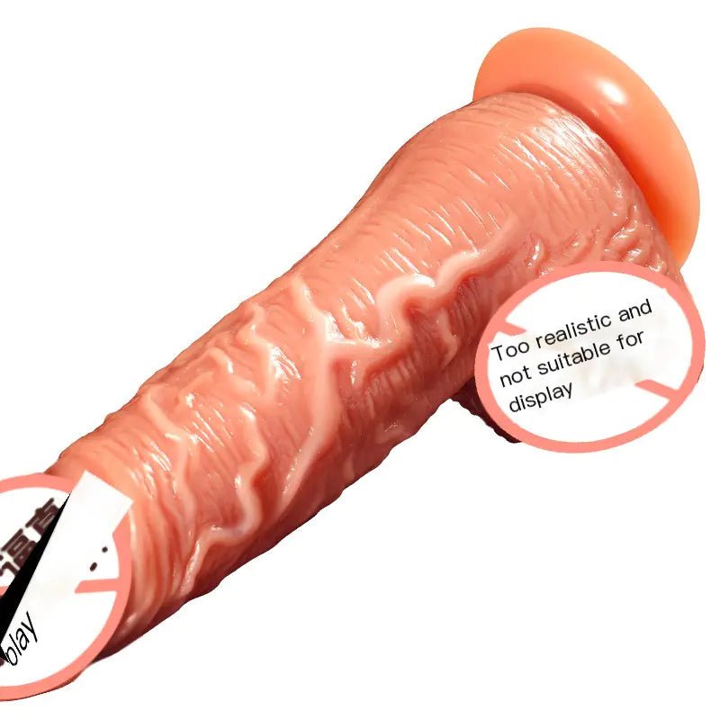 Rechargeable Vibrating Realistic Tongue Lick Dildo - vibeMuse