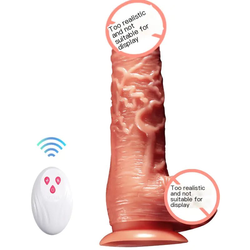 Rechargeable Vibrating Realistic Tongue Lick Dildo - vibeMuse