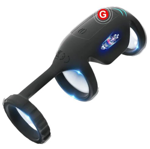 Rechargeable Waterproof Couples Vibrating Ring with App - vibeMuse