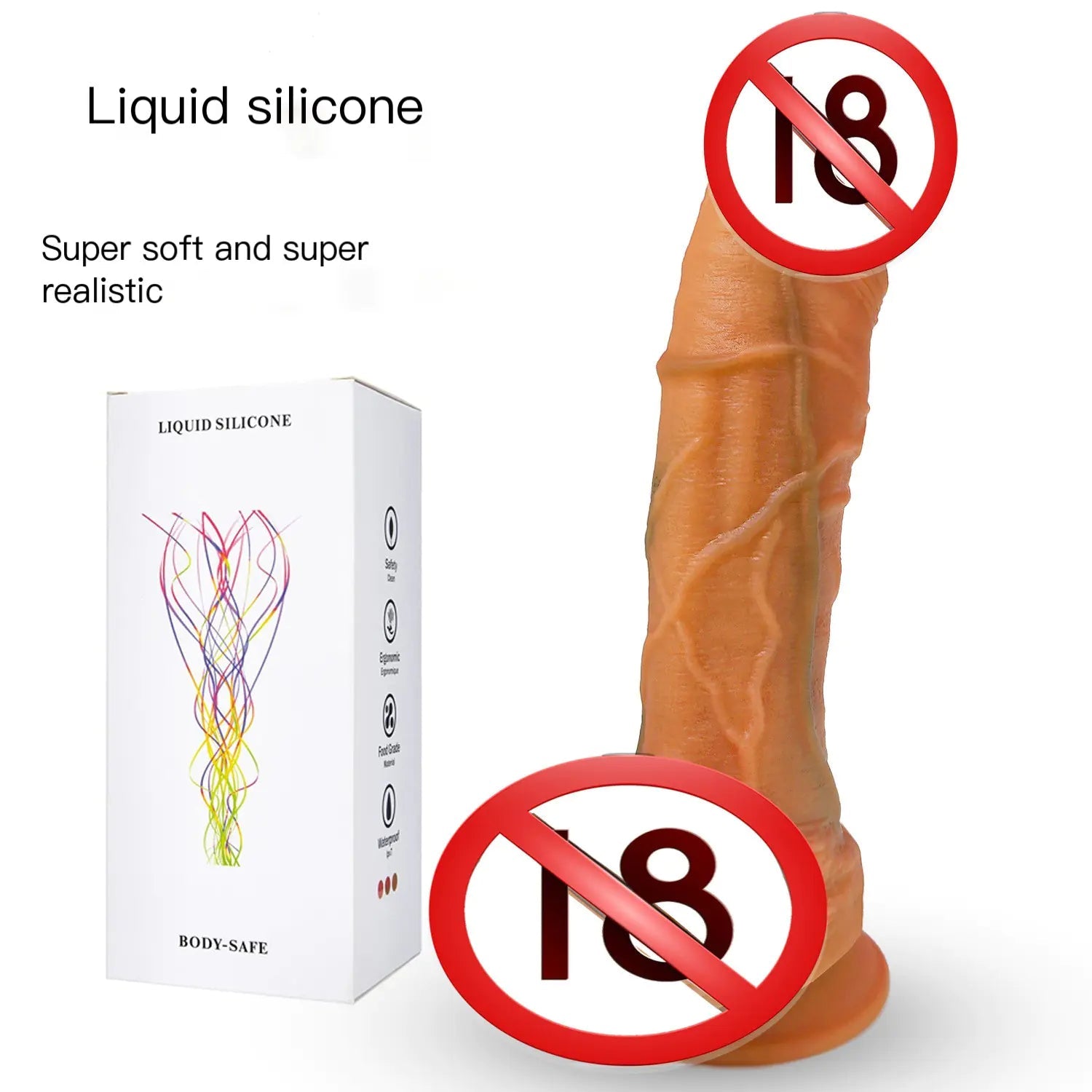 Soft Black Realistic Dildo for Female Pleasure - vibeMuse