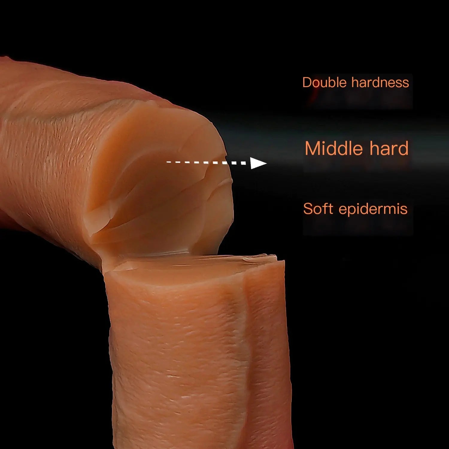 Soft Black Realistic Dildo for Female Pleasure - vibeMuse