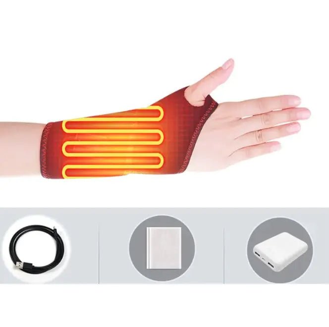 Sports Electric Heated Bracers Wearable on Wrist - vibeMuse