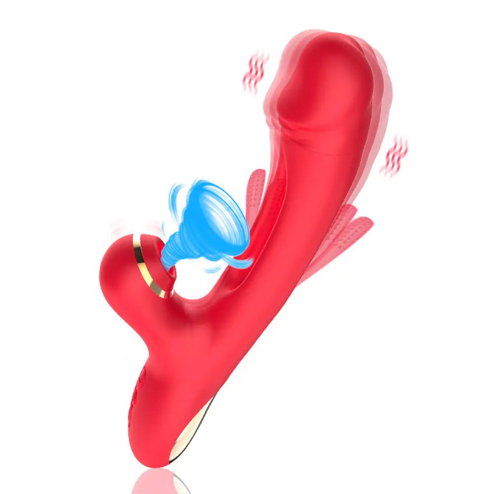 Third Generation Adult Female Vibrator with Suction - vibeMuse