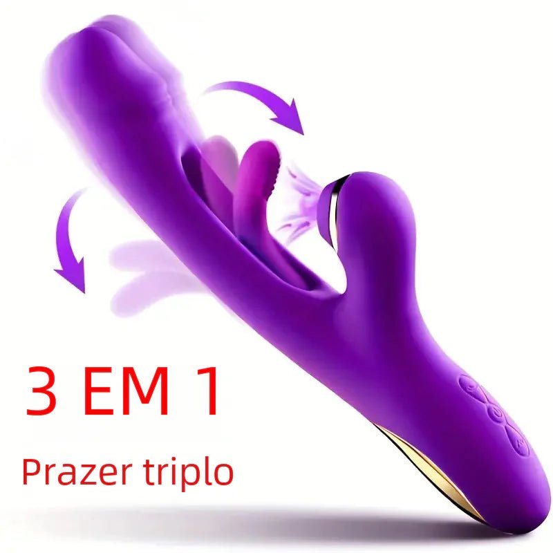 Third Generation Adult Female Vibrator with Suction - vibeMuse
