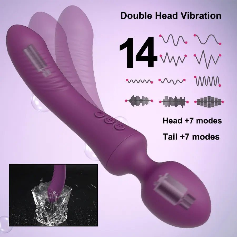 USB Rechargeable Dual - Head G - Spot Vibrator for Adults - vibeMuse