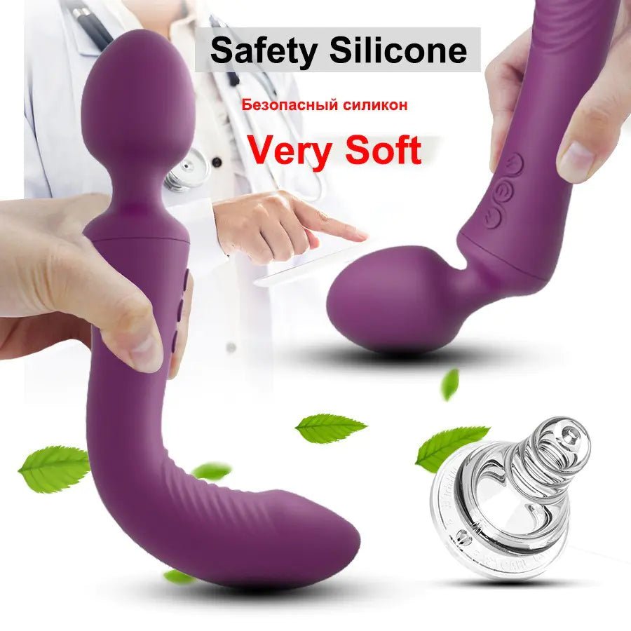 USB Rechargeable Dual - Head G - Spot Vibrator for Adults - vibeMuse
