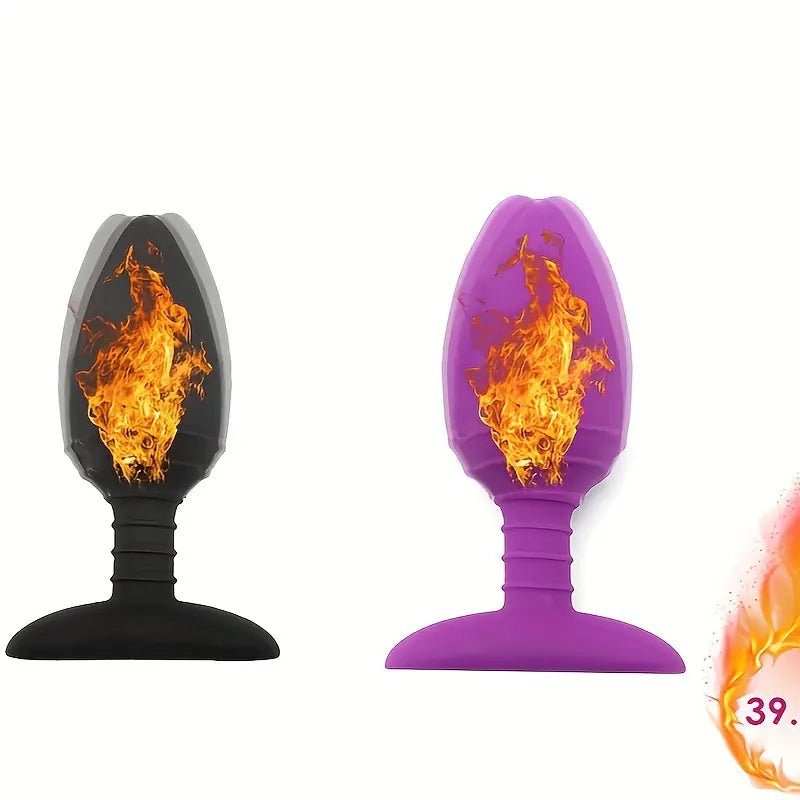 USB Rechargeable Heated Vibrating Anal Plug for Women - vibeMuse