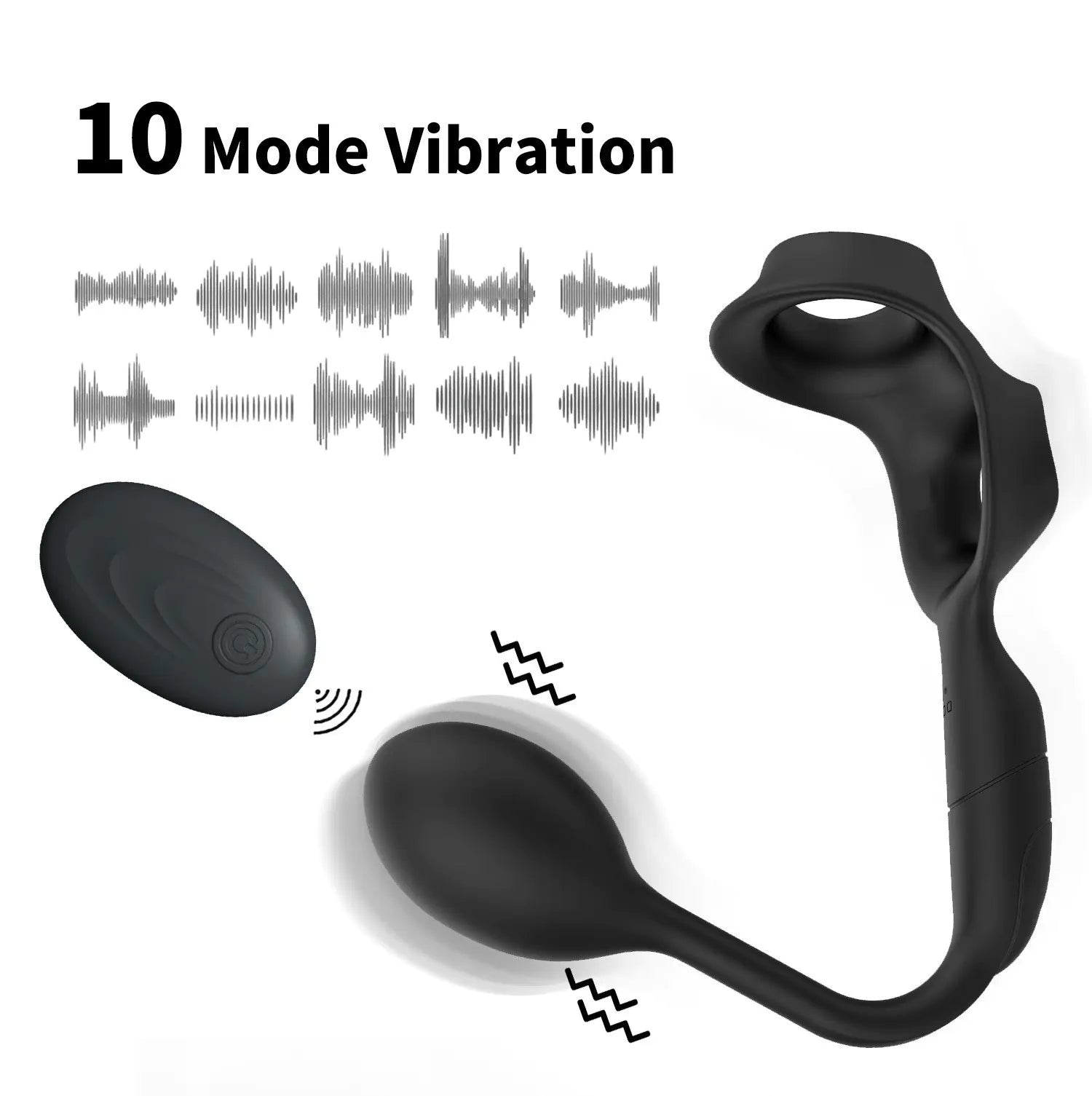 Wireless Remote Prostate Massager with Vibration - vibeMuse