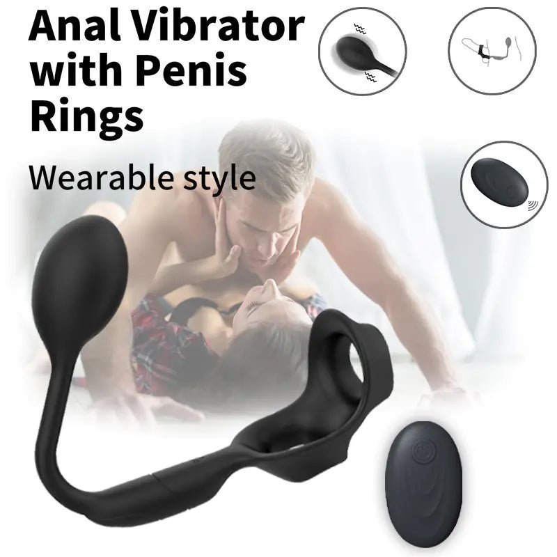 Wireless Remote Prostate Massager with Vibration - vibeMuse